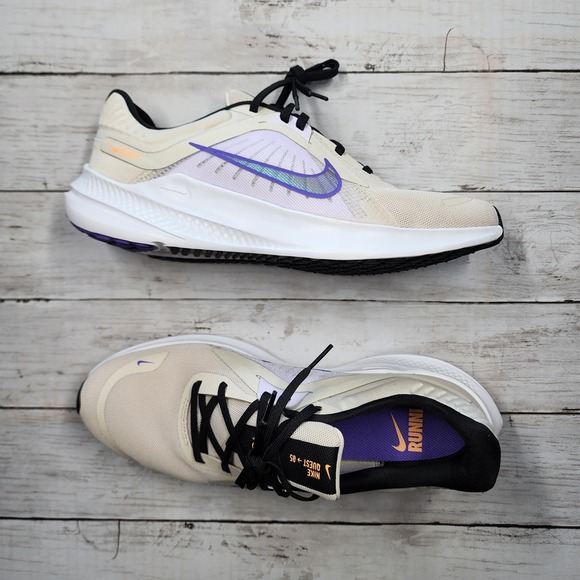 Sz 11.5 WMNS (M 10) NIKE Quest 5 Orewood Brown Purple DD9291-101 New/NoLid - Picture 1 of 8